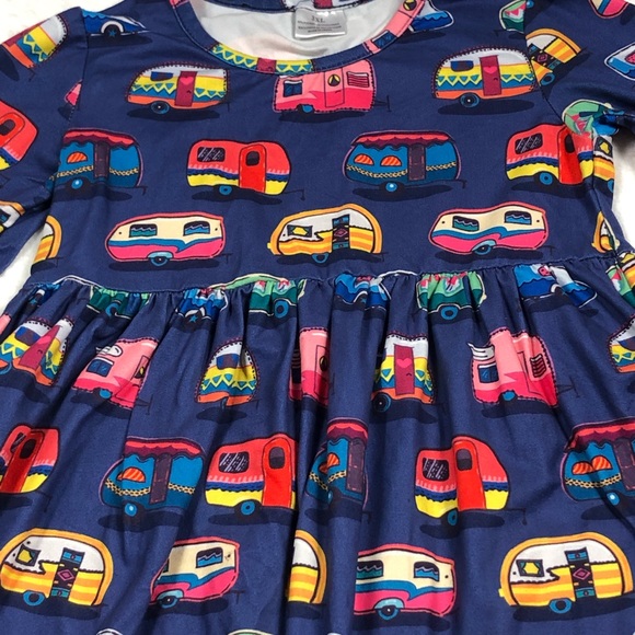 RV Camper Blue Boutique Shirt size 12-14 - Picture 2 of 5